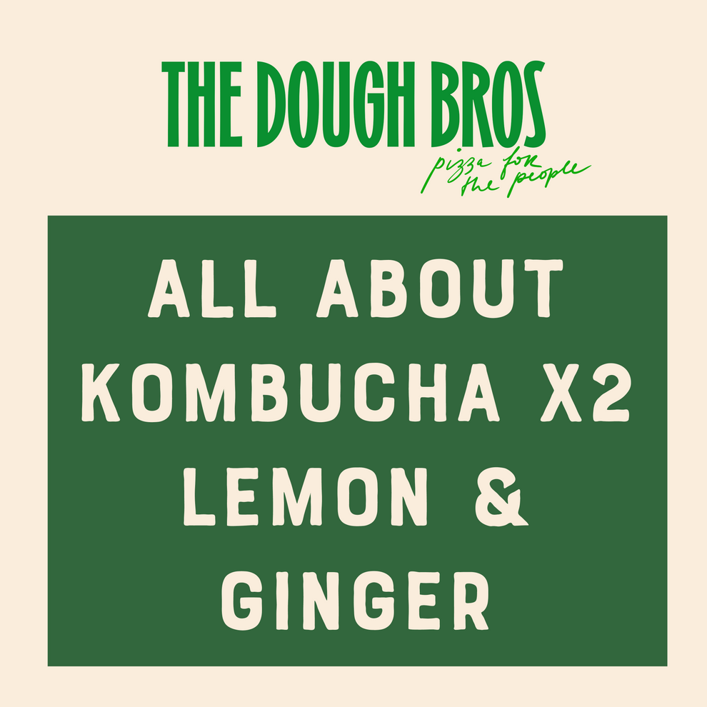 All About Kombucha - Lemon & Ginger x2 – The Dough Bros